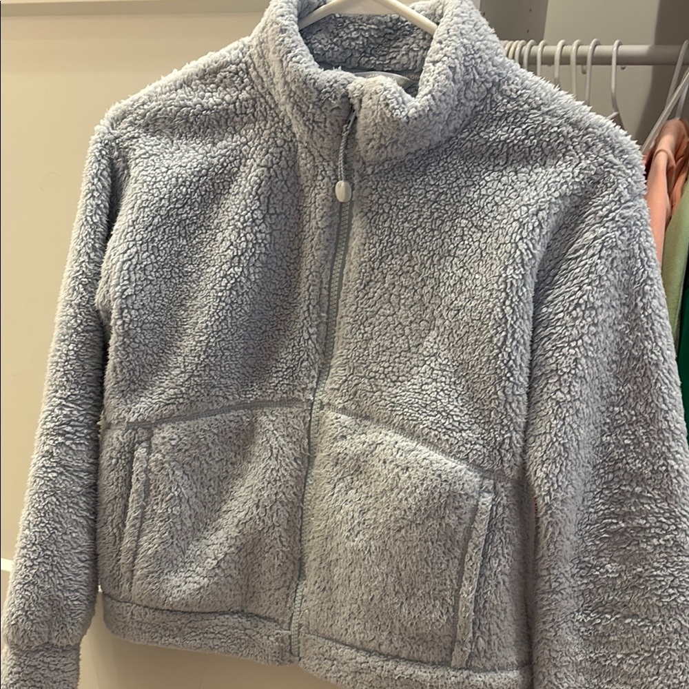 Athleta full zip sherpa